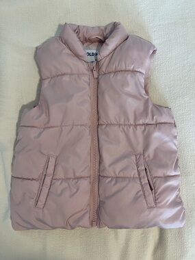 Old Navy Pink Puffer Vest